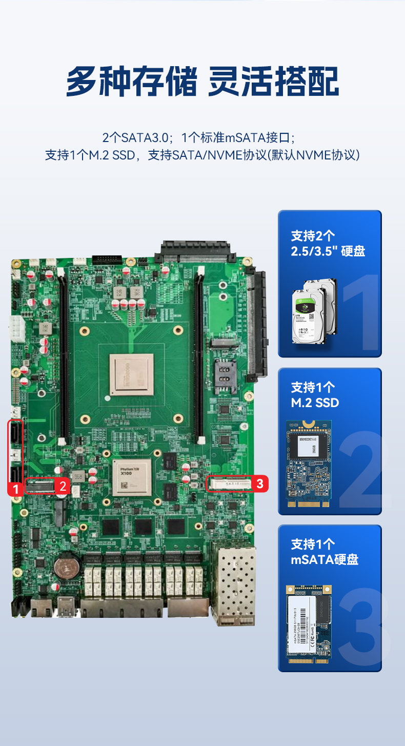 国产化1U多网口工控机,飞腾D2000工控电脑,DT-61013-PD2K.jpg